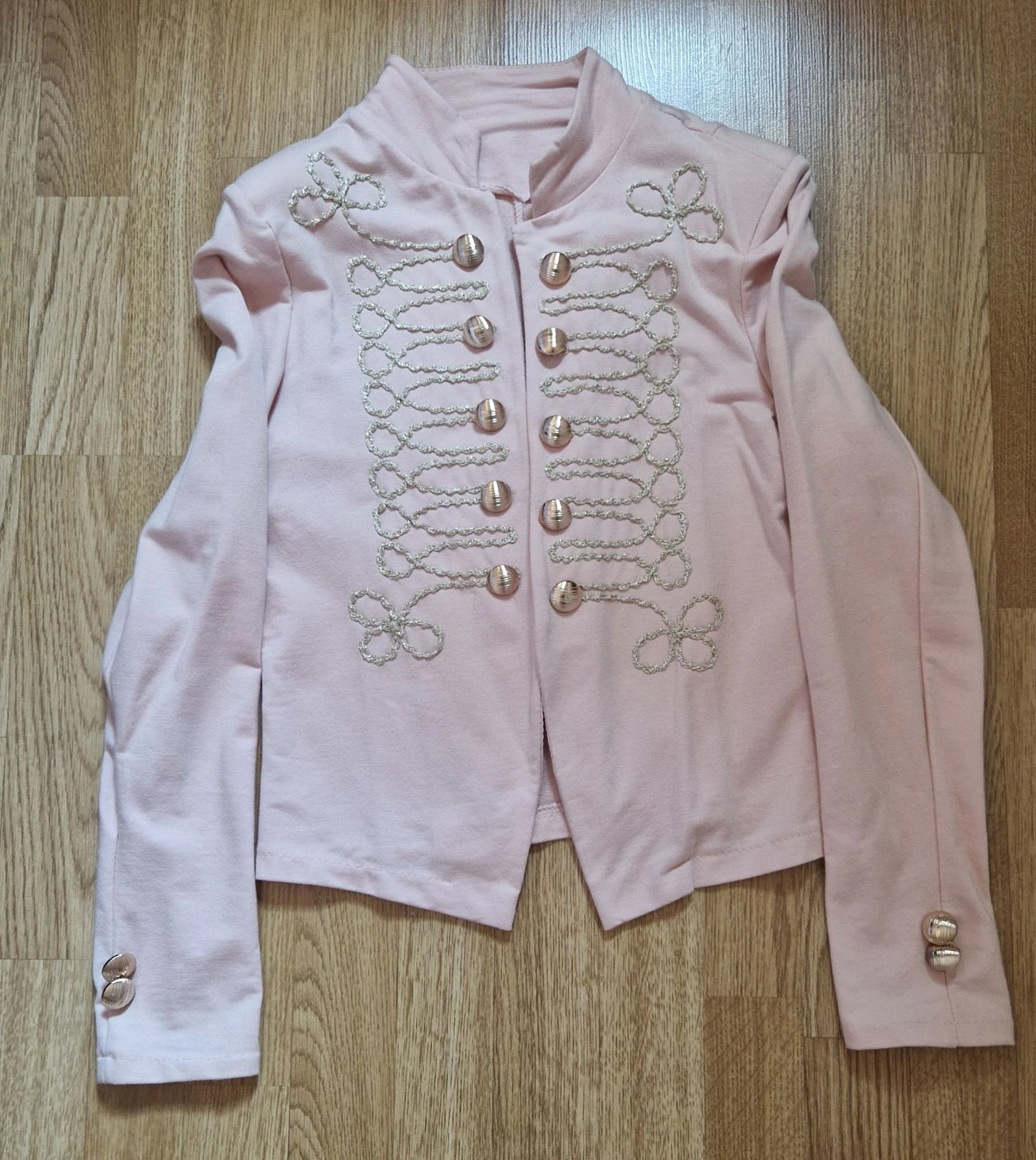 Chaqueta blazer rosa militar Vestidor de Poupee talla M